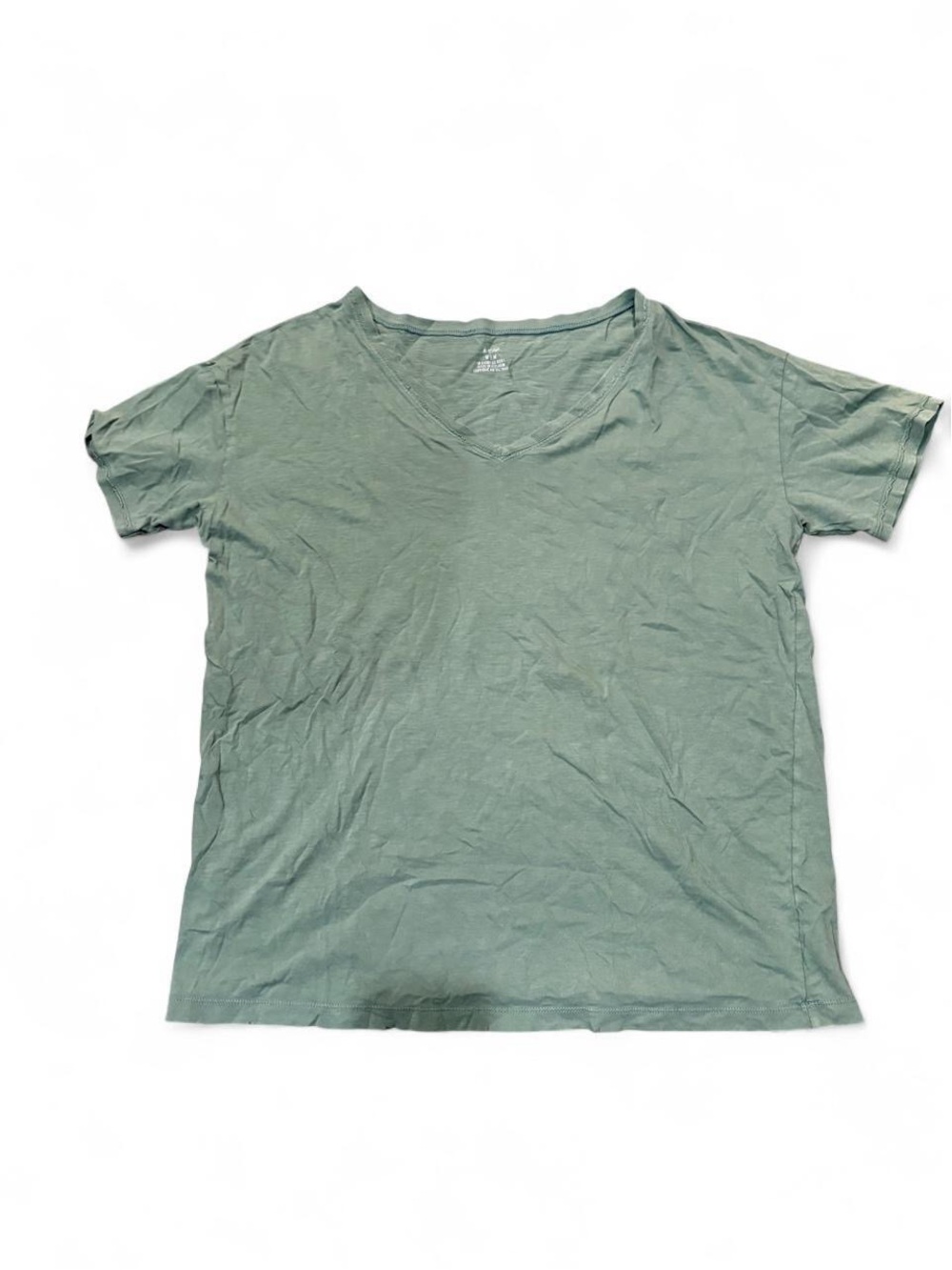 Aerie Light Green V-Neck Tee